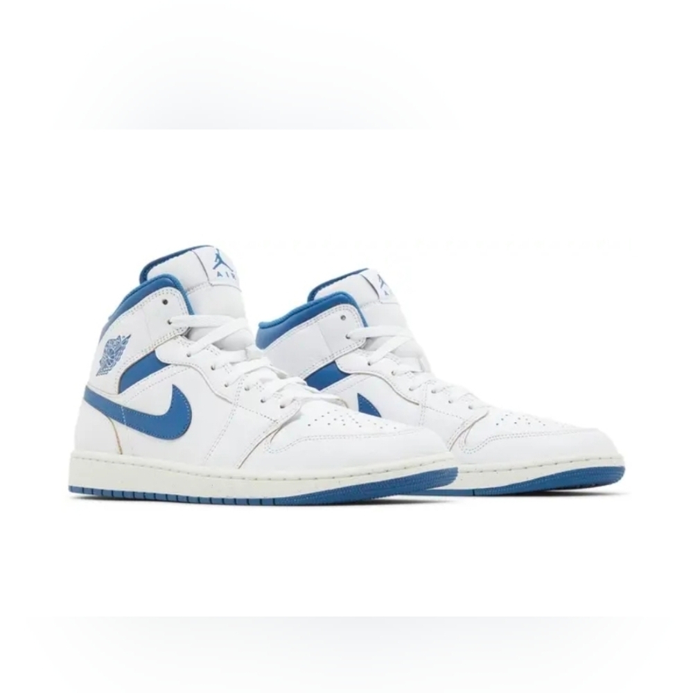 Air Jordan 1 Mid Industrial Blue